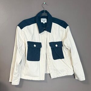 Denim and Kahki Colored Jacket